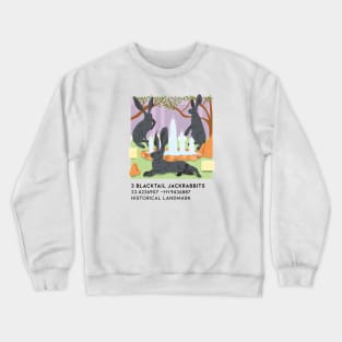 3 Blacktail Jackrabbits Crewneck Sweatshirt